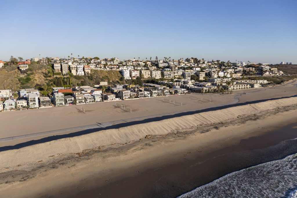 Beachfront homes in Playa del Rey on the Westside of Los Angeles within the Silicon Beach area