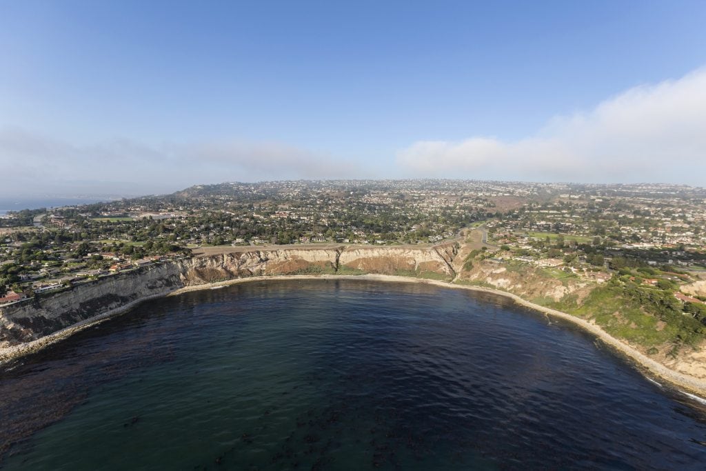 The Lunada Bay neighborhood of Palos Verdes Estates, California