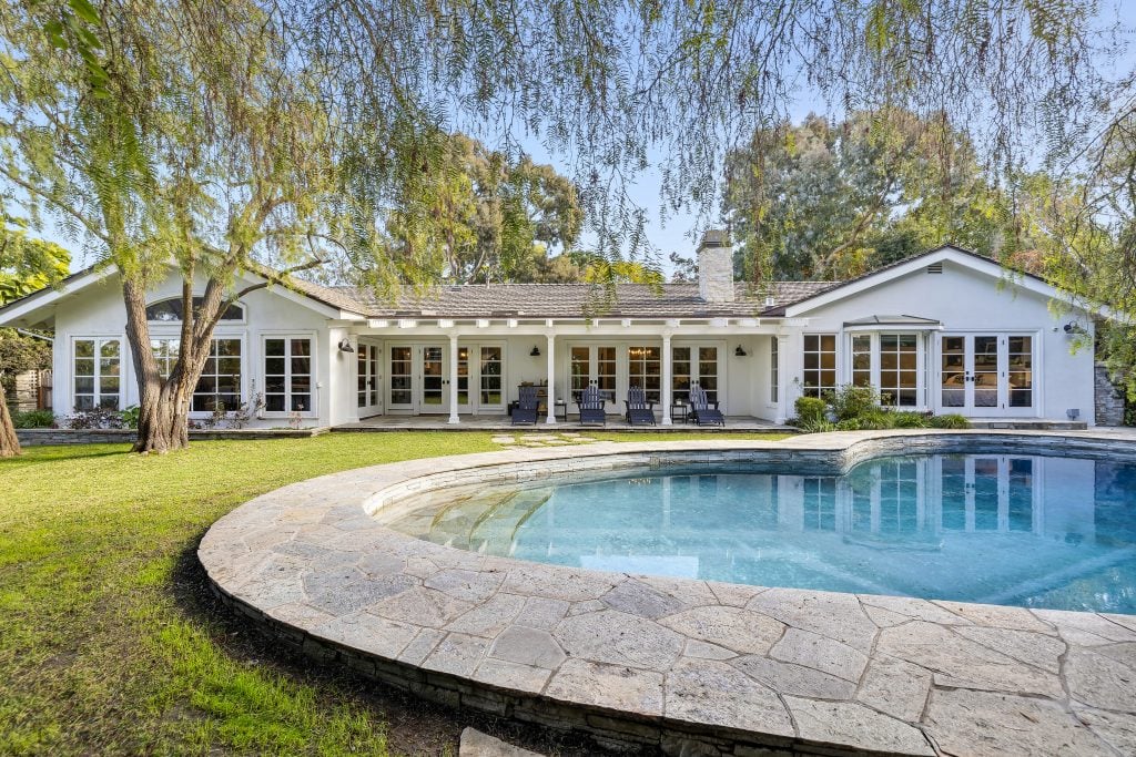 Ranch style home within the Rolling Hills Community Association on the Palos Verdes Peninsula