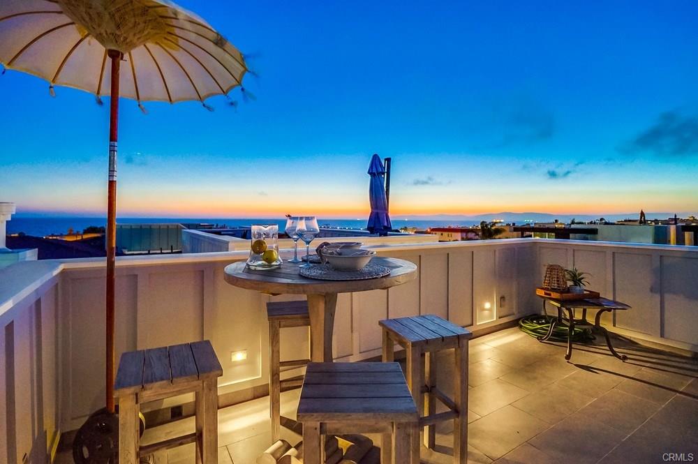 Roof deck view from a Hermosa Valley home