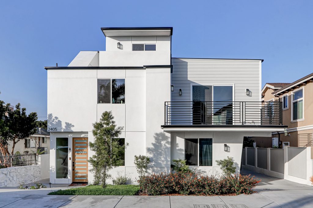 New construction home in North Redondo Beach in the South Bay of Los Angeles